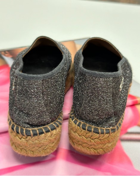 Espadrilky dámské Guess černé s melírem